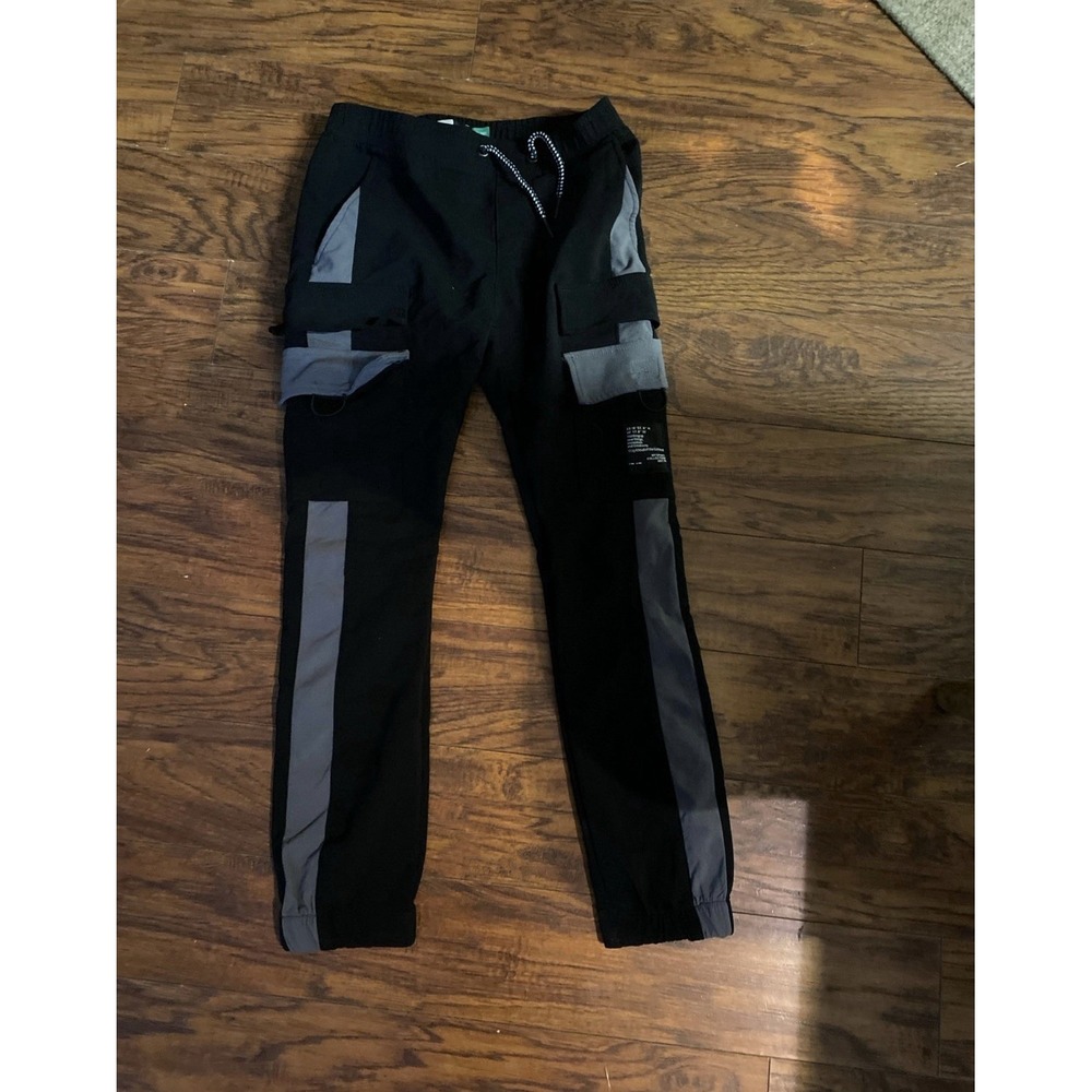 Rock Salt Cargo Jogger Youth‎ XL Skinny Fit Military Urban Streetwear Dark Grey